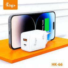 شارژر دیواری 45 وات کینگ پلاس KING+ HK-66
