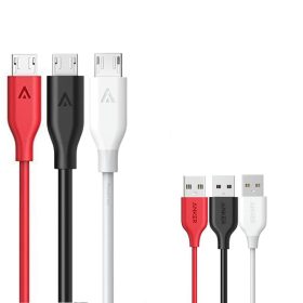 کابل تبدیل USB به microUSB انکر مدل A8134 PowerLine طول 3 متر