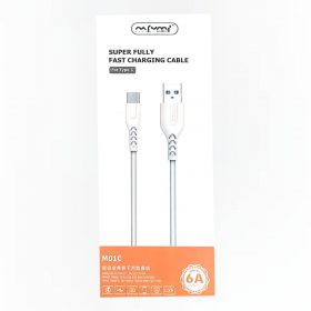 کابل تبدیل usb به USB-Cنافومی مدل M01Cبه طول 1متر