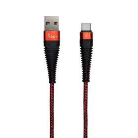 کابل تبدیل usb به type-C کینگ پلاس مدل Hk-04 طول 1 متر