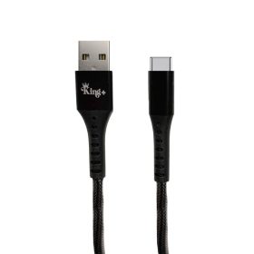 کابل تبدیل usb به Usb-C کینگ پلاس مدل HK-01 طول 1متر